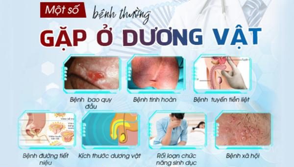Điểm danh các bệnh dương vật thường gặp