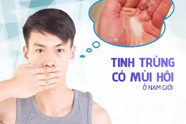 Tinh trùng có mùi hôi ở nam giới